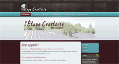 Desktop Screenshot of etapecrestoise.com